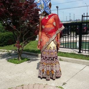 Yellow Embroidered Dress